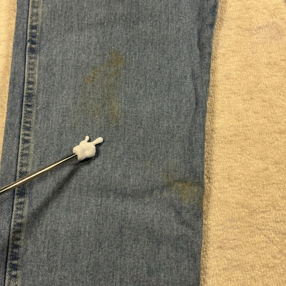 Wrangler Rugged Wear Mens Light Wash Straight Leg Denim Jeans Size 32 x 30‎